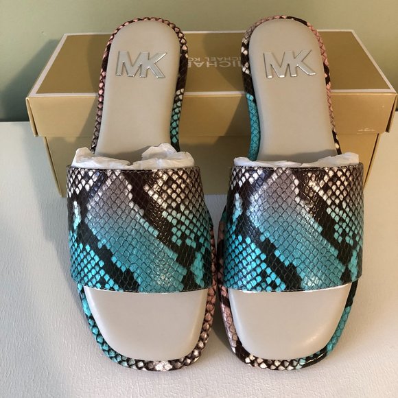 Brand New Michael Kors Hayworth Slide - 40S2HAFP2E - Picture 1 of 11